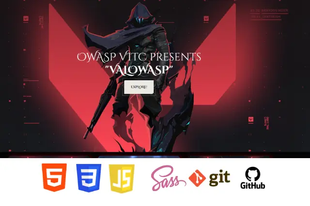 Valowasp website preview